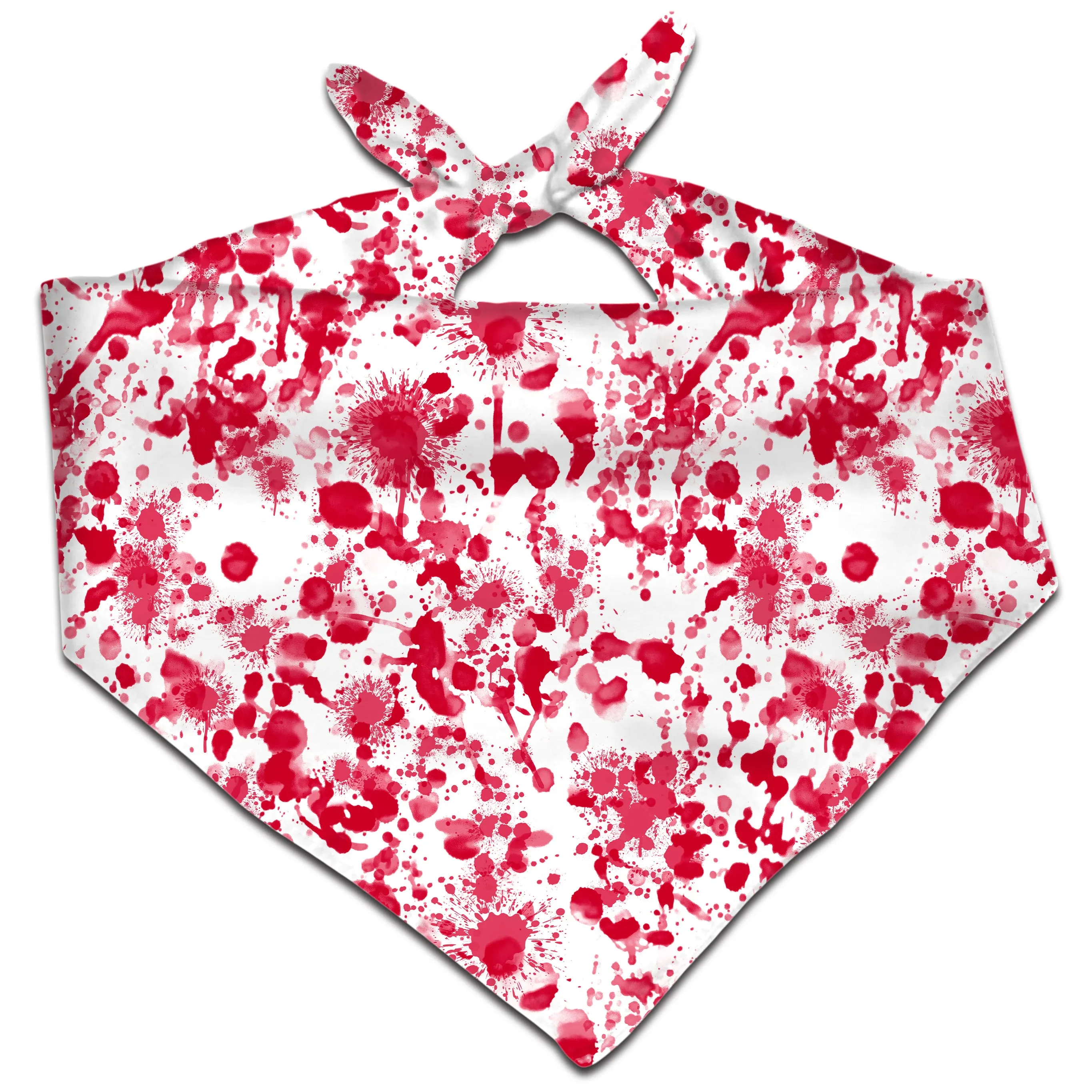 White Blood Print Bandana sold by iEDM