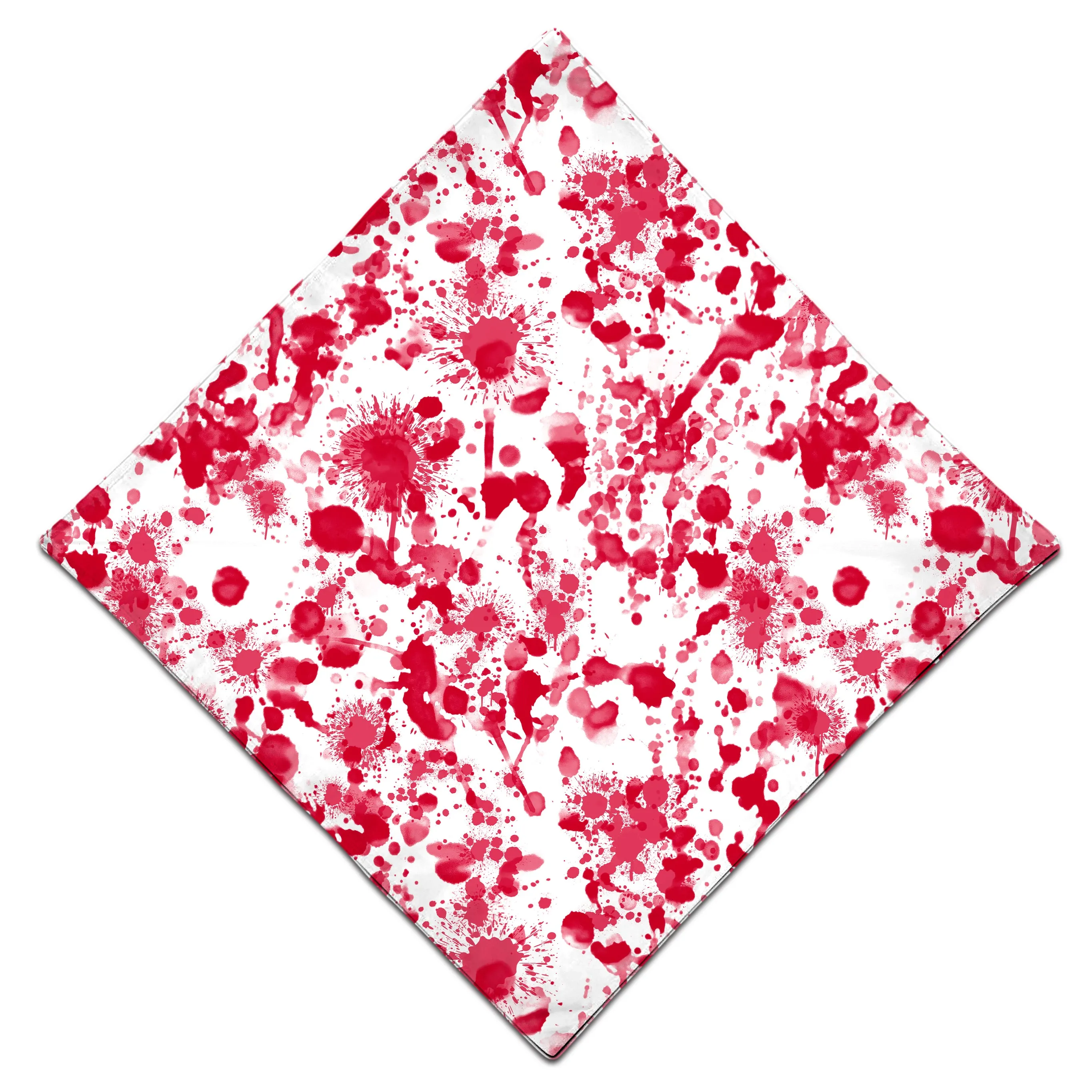 White Blood Print Bandana sold by iEDM product image thumbnail 3