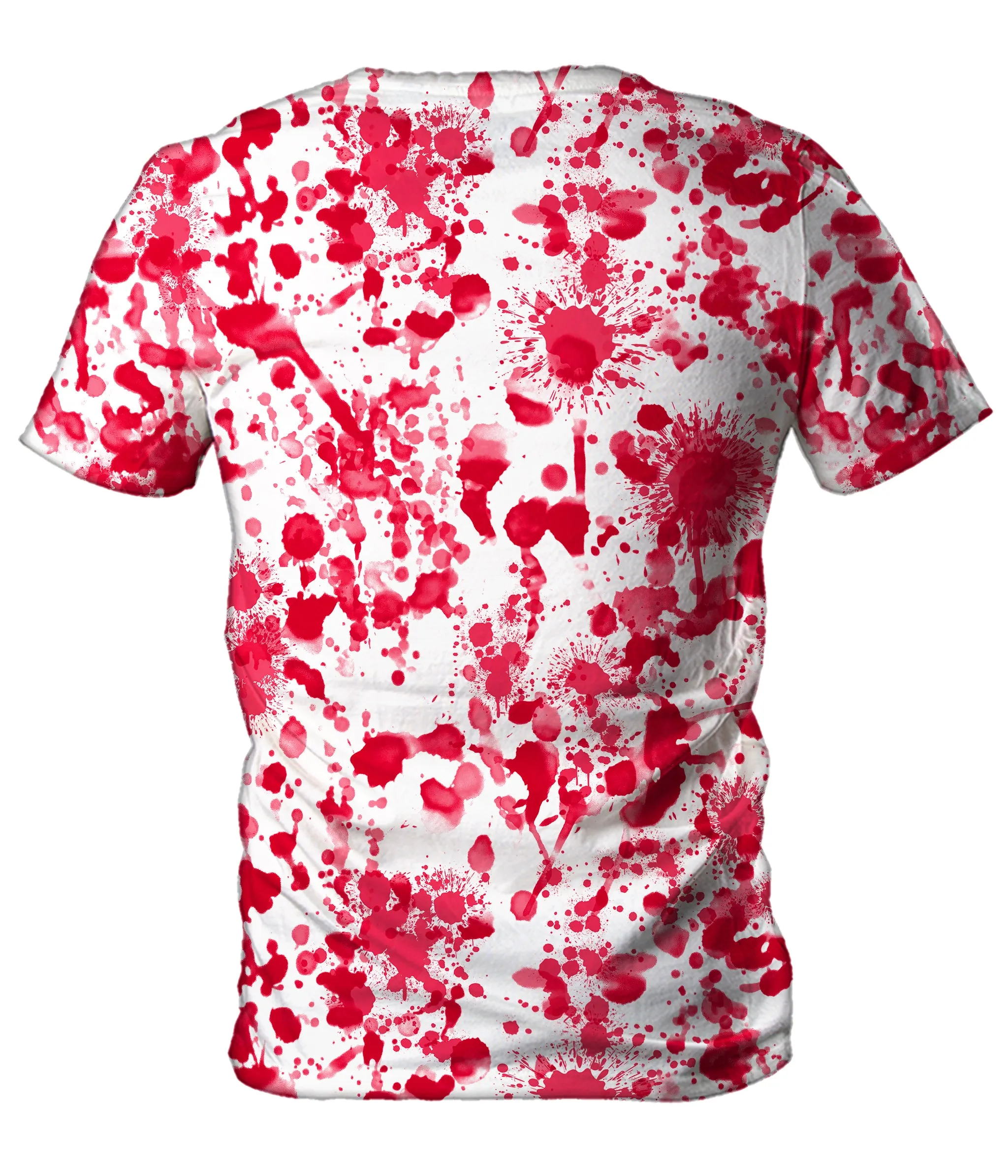 White Blood Print Men's T-Shirt sold by iEDM product image thumbnail 2
