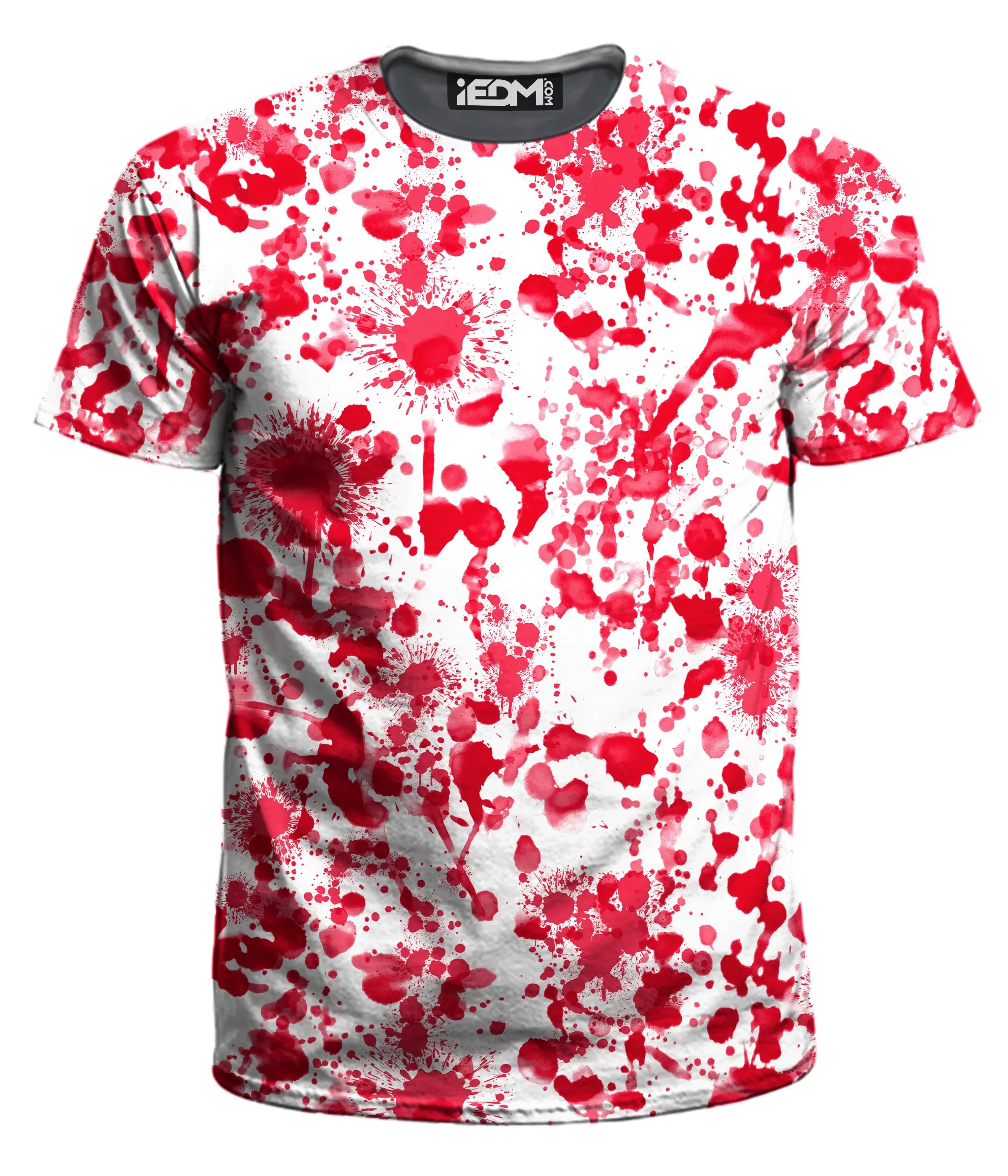 White Blood Print Men's T-Shirt sold by iEDM