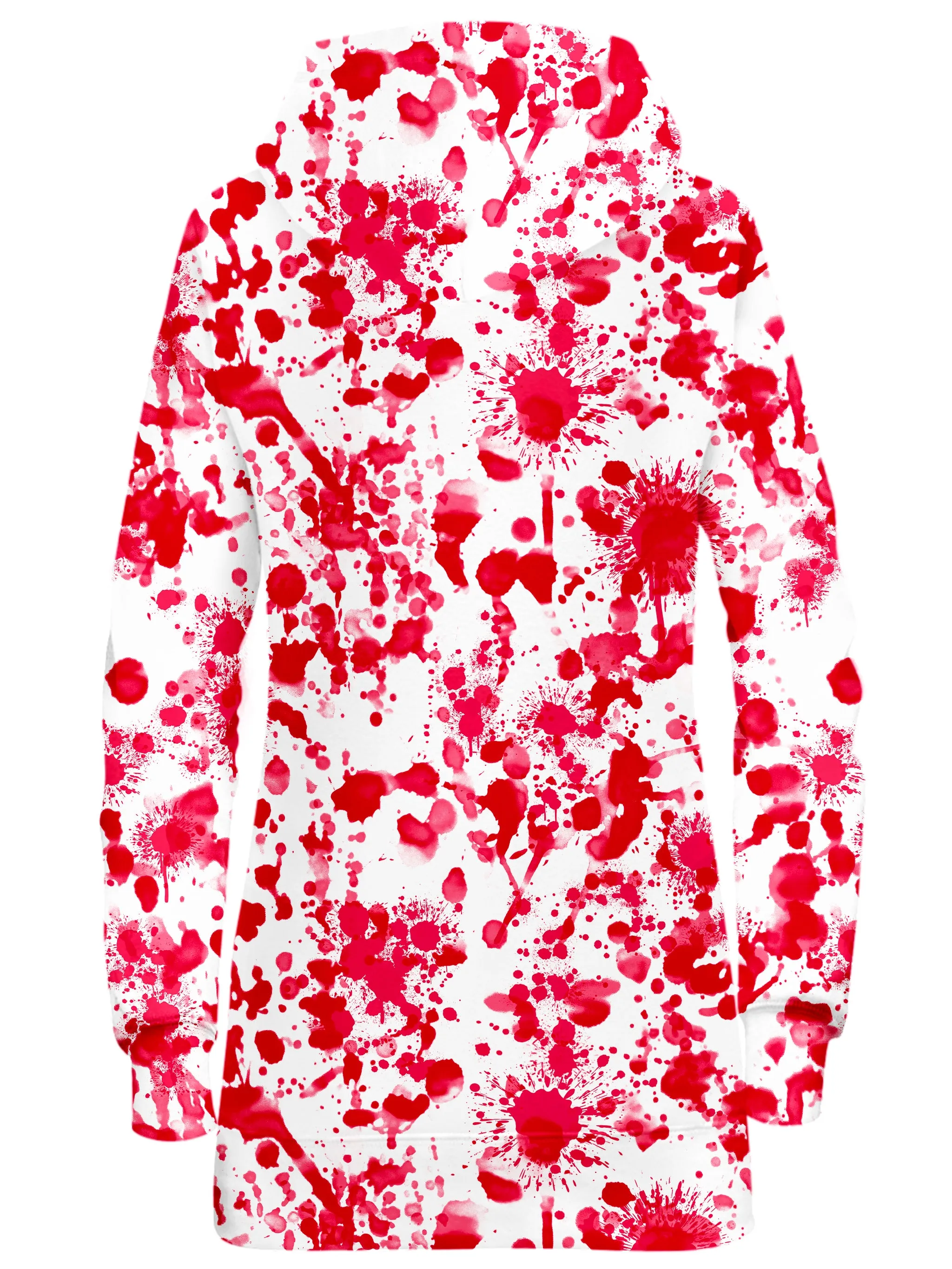 White Blood Print Hoodie Dress sold by iEDM product image thumbnail 2