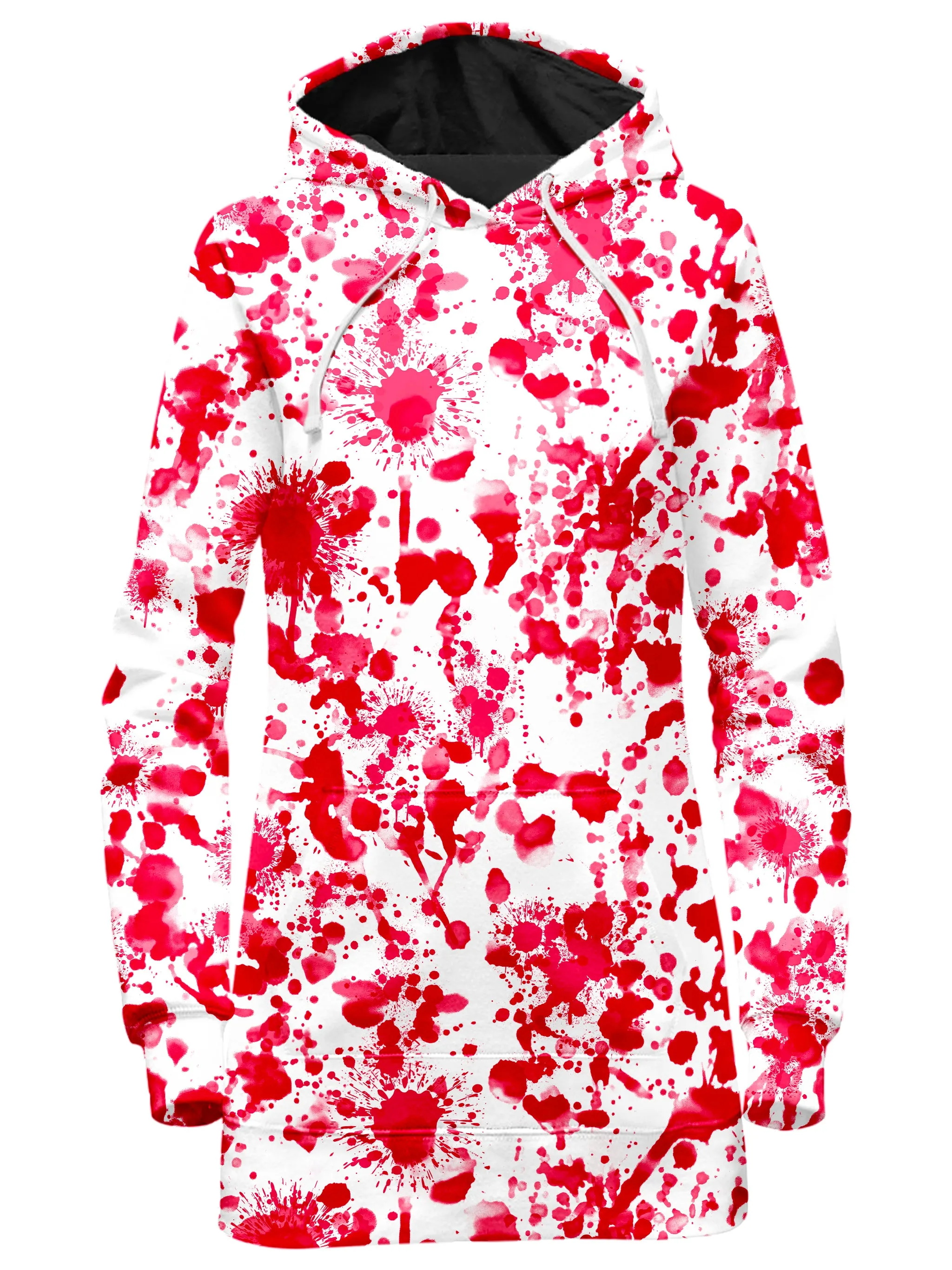 White Blood Print Hoodie Dress sold by iEDM
