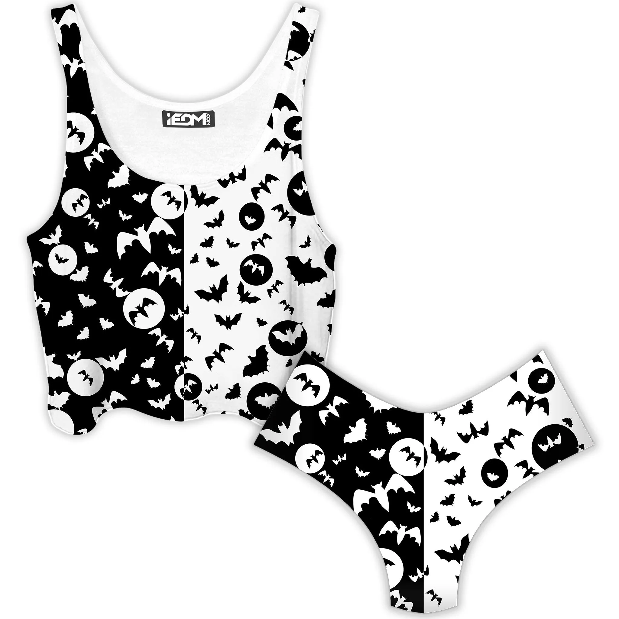 Full Moon Crop Top and Booty Shorts Combo sold by iEDM