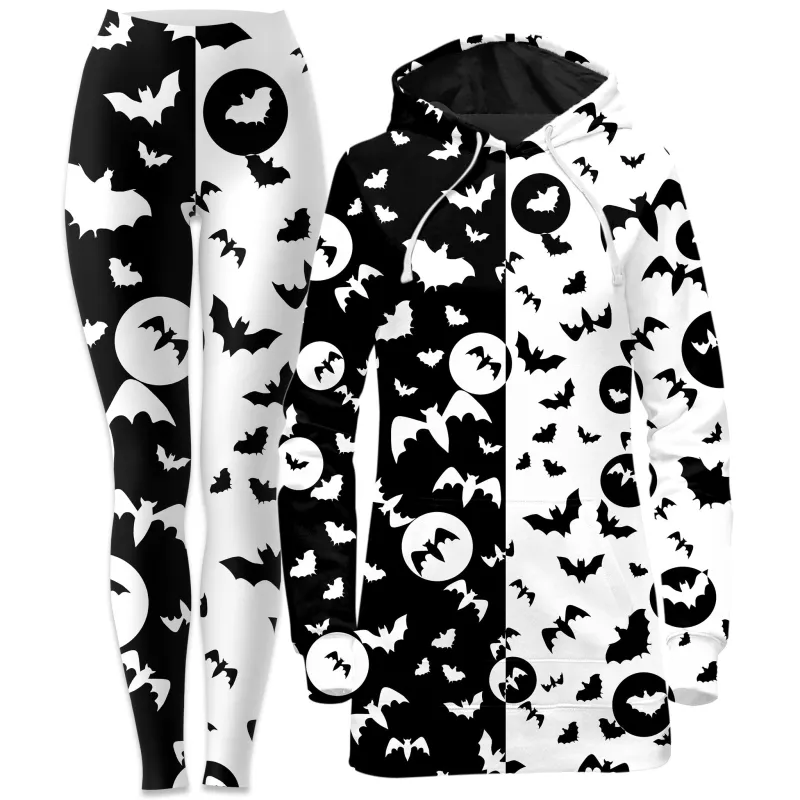 Full Moon Hoodie Dress and Leggings Combo sold by iEDM