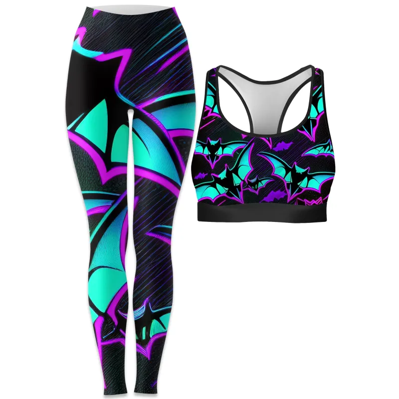 From Above Rave Bra and Leggings Combo sold by iEDM