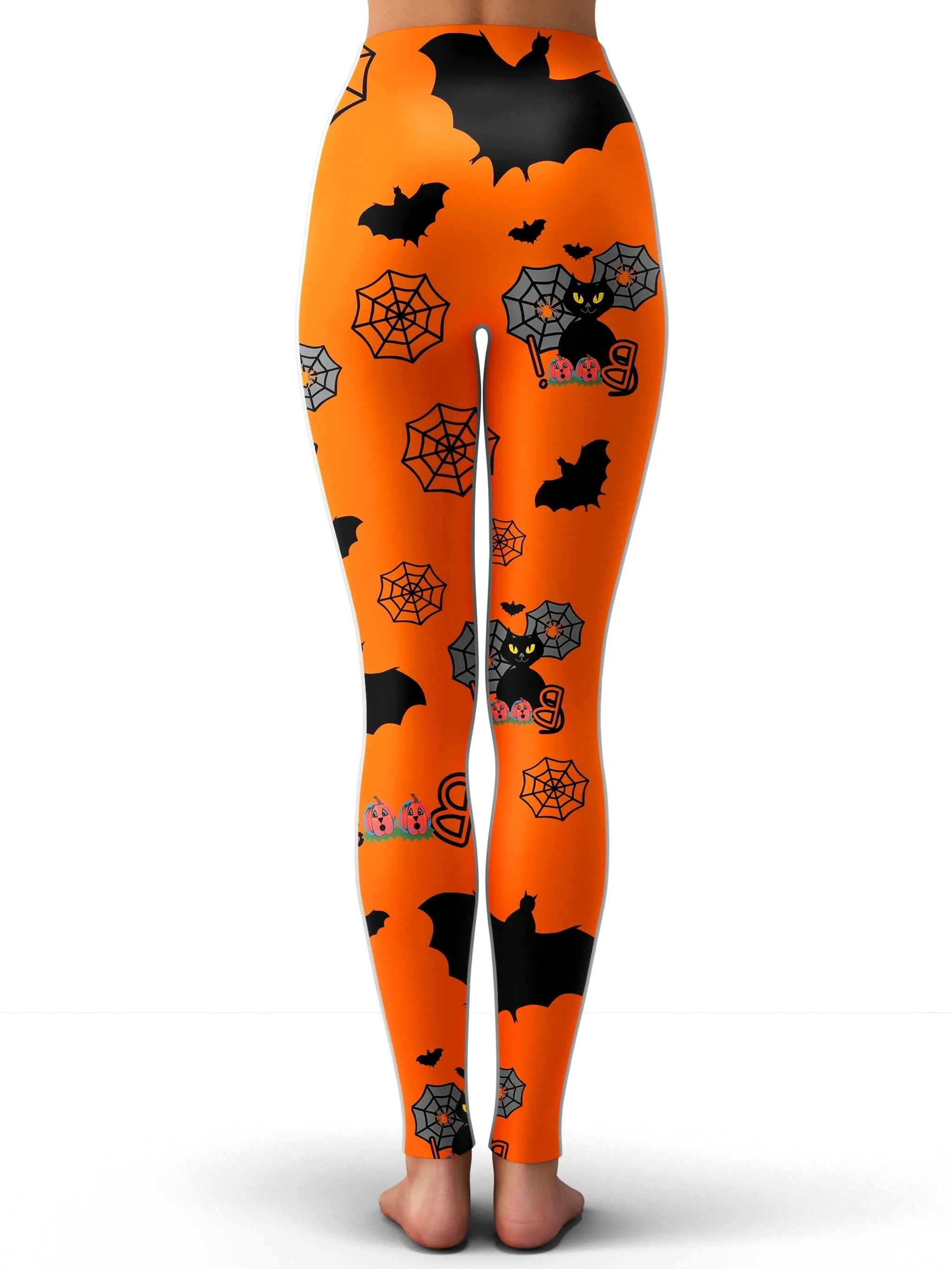 Halloween Black Cats Leggings sold by iEDM product image thumbnail 3