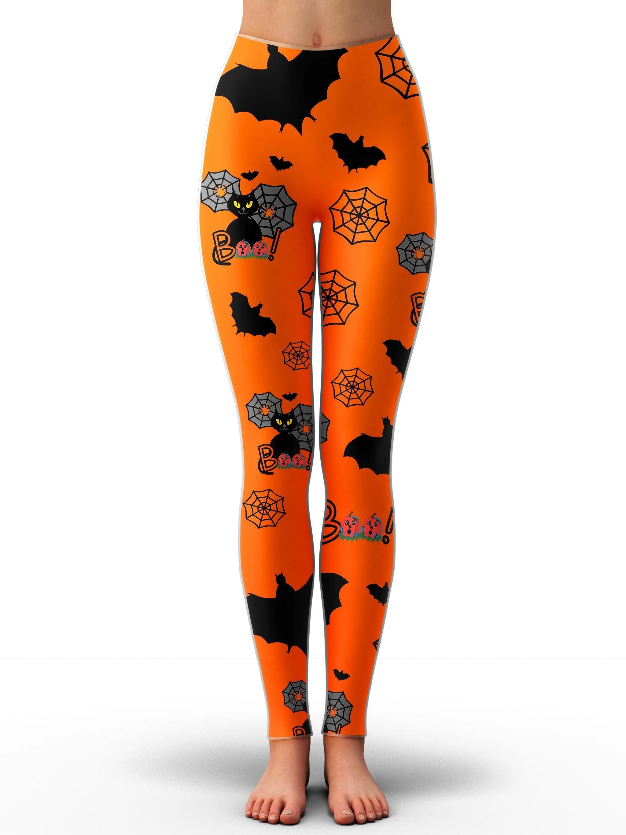 Halloween Black Cats Leggings sold by iEDM