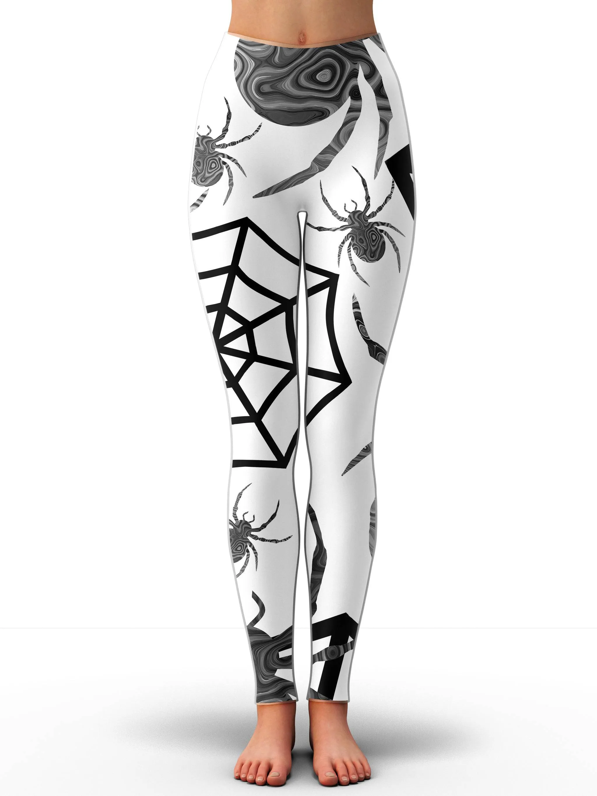 Black & White Halloween Rave Bra and Leggings Combo sold by iEDM product image thumbnail 3