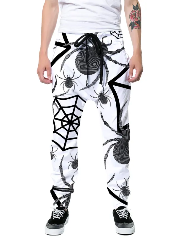 Black & White Halloween Joggers sold by iEDM