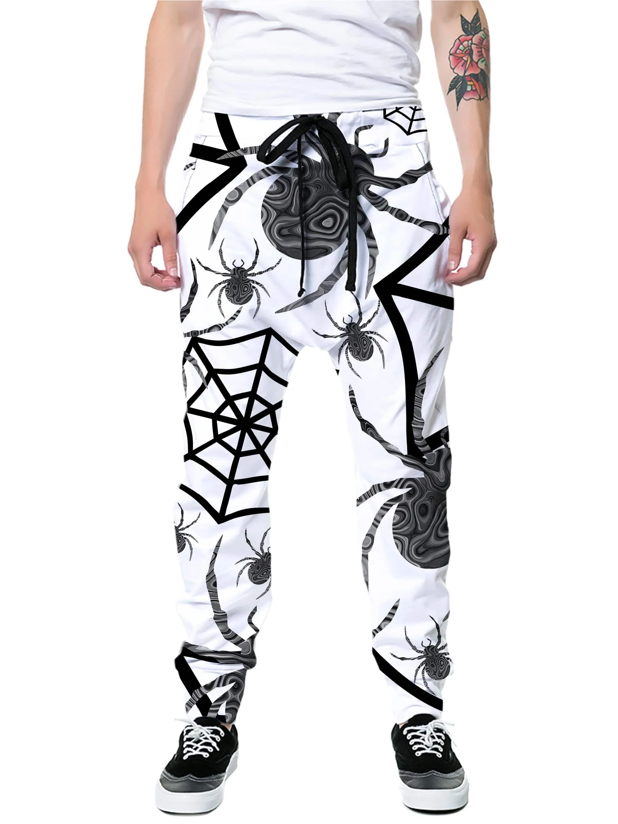 Black & White Halloween Joggers sold by iEDM
