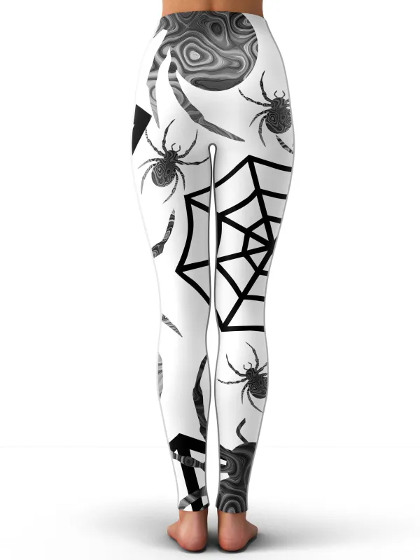 Black & White Halloween Leggings sold by iEDM