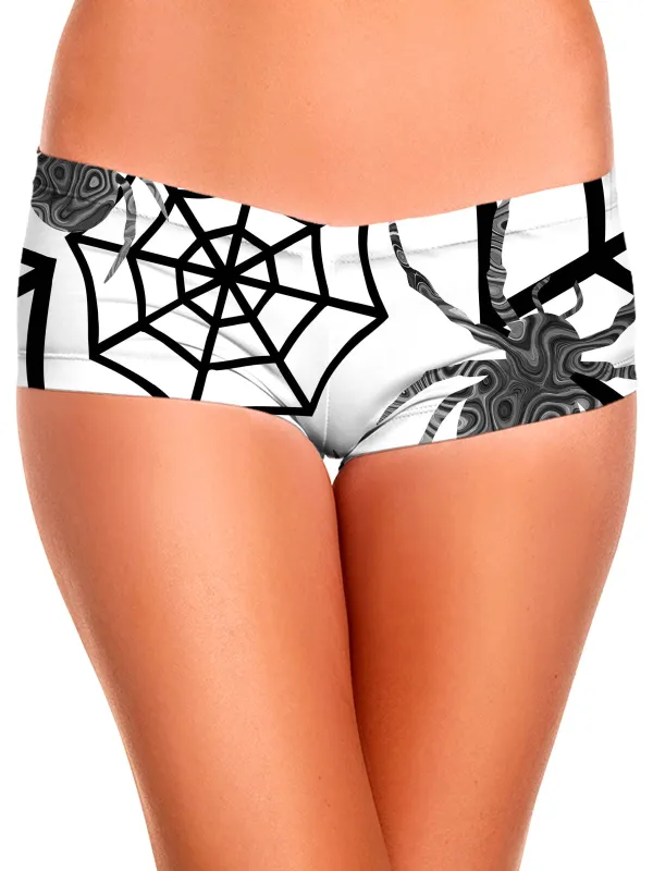 Black & White Halloween Booty Shorts sold by iEDM