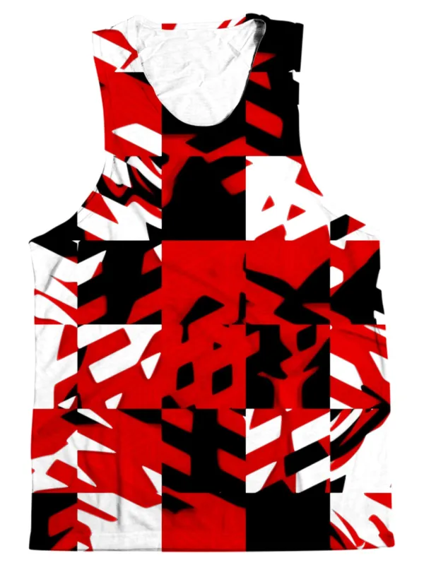 Red Digital Men's Tank sold by iEDM