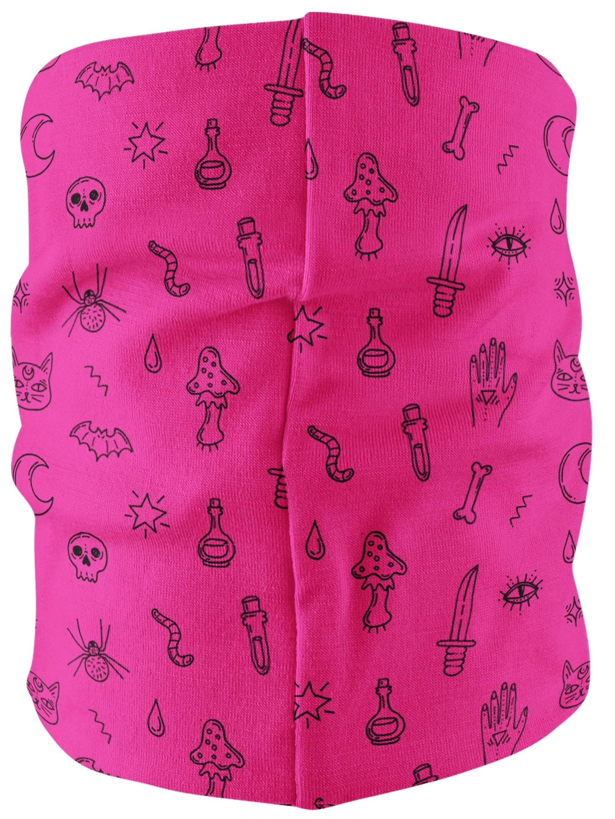 Pink Pattern Bandana Mask sold by iEDM product image thumbnail 2