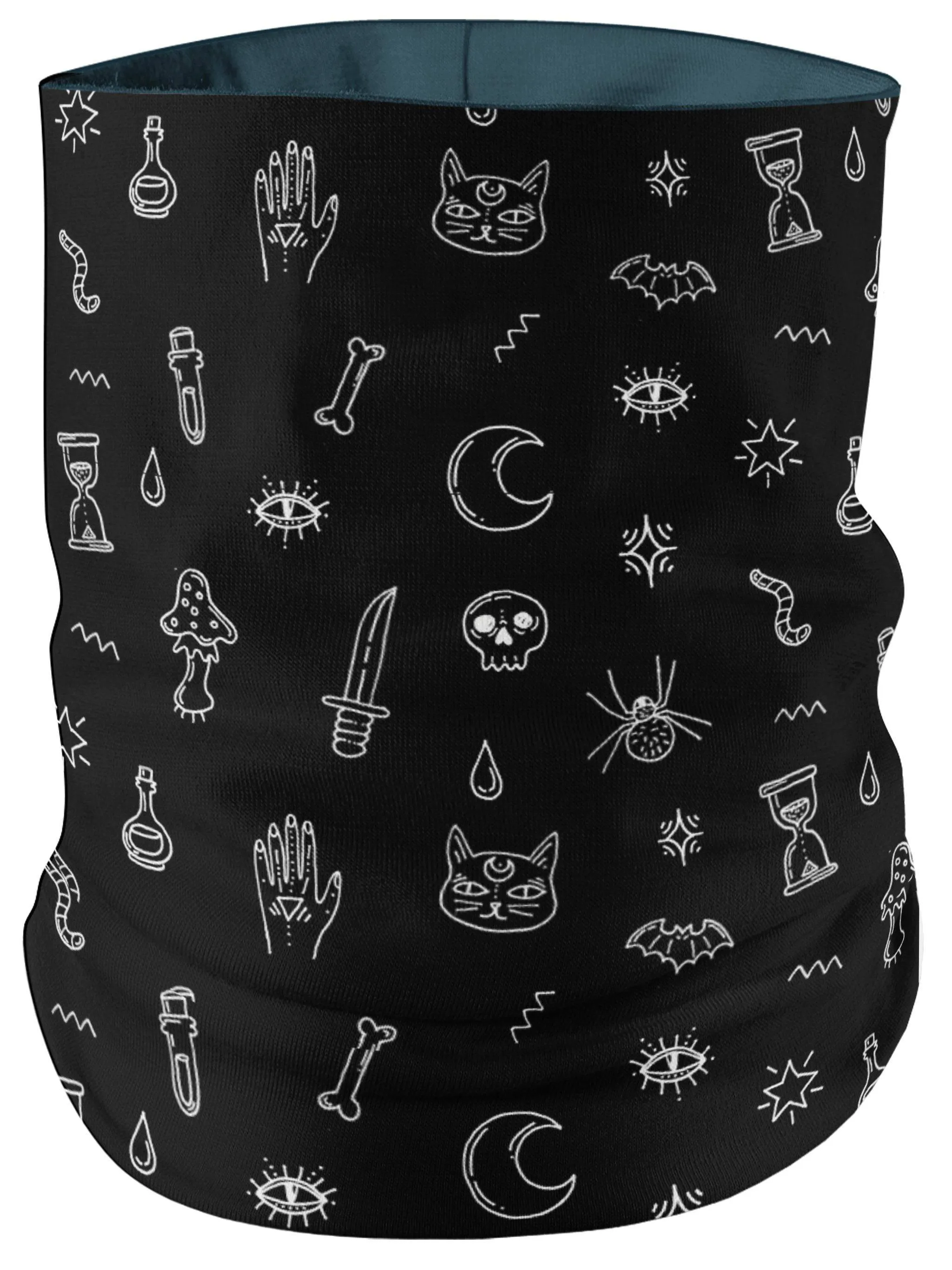 Black Pattern Bandana Mask sold by iEDM