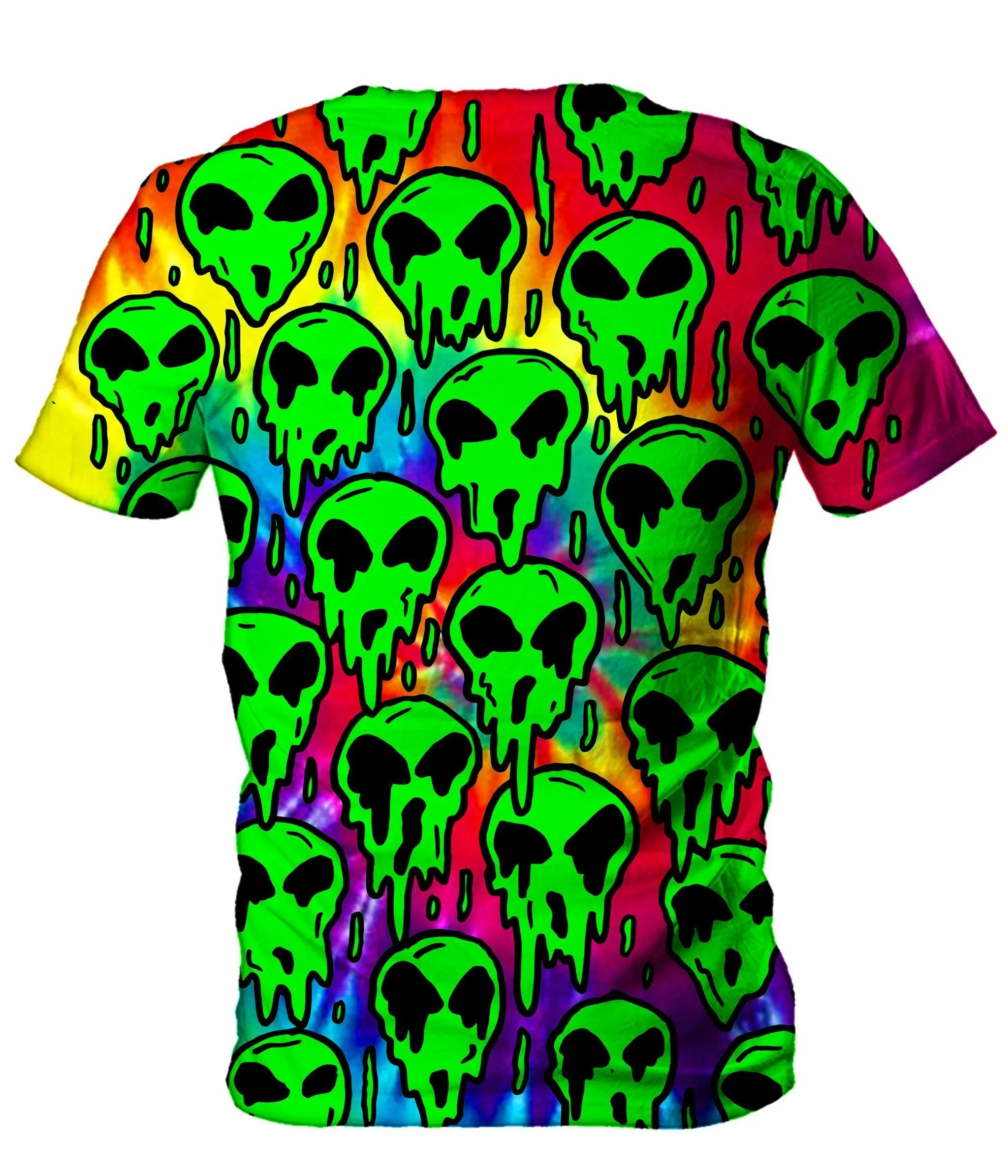 Trippy Green Martian Men's T-Shirt sold by iEDM product image thumbnail 2