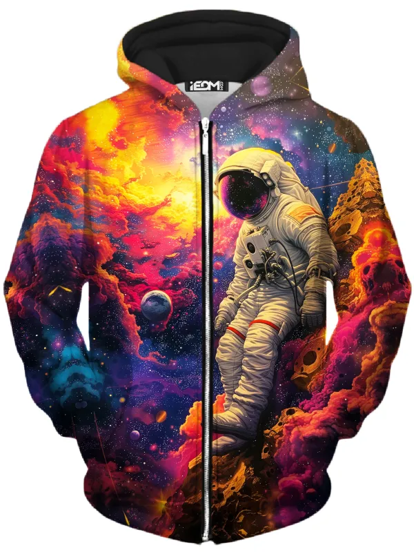 Astro Journey Unisex Zip-Up Hoodie sold by iEDM