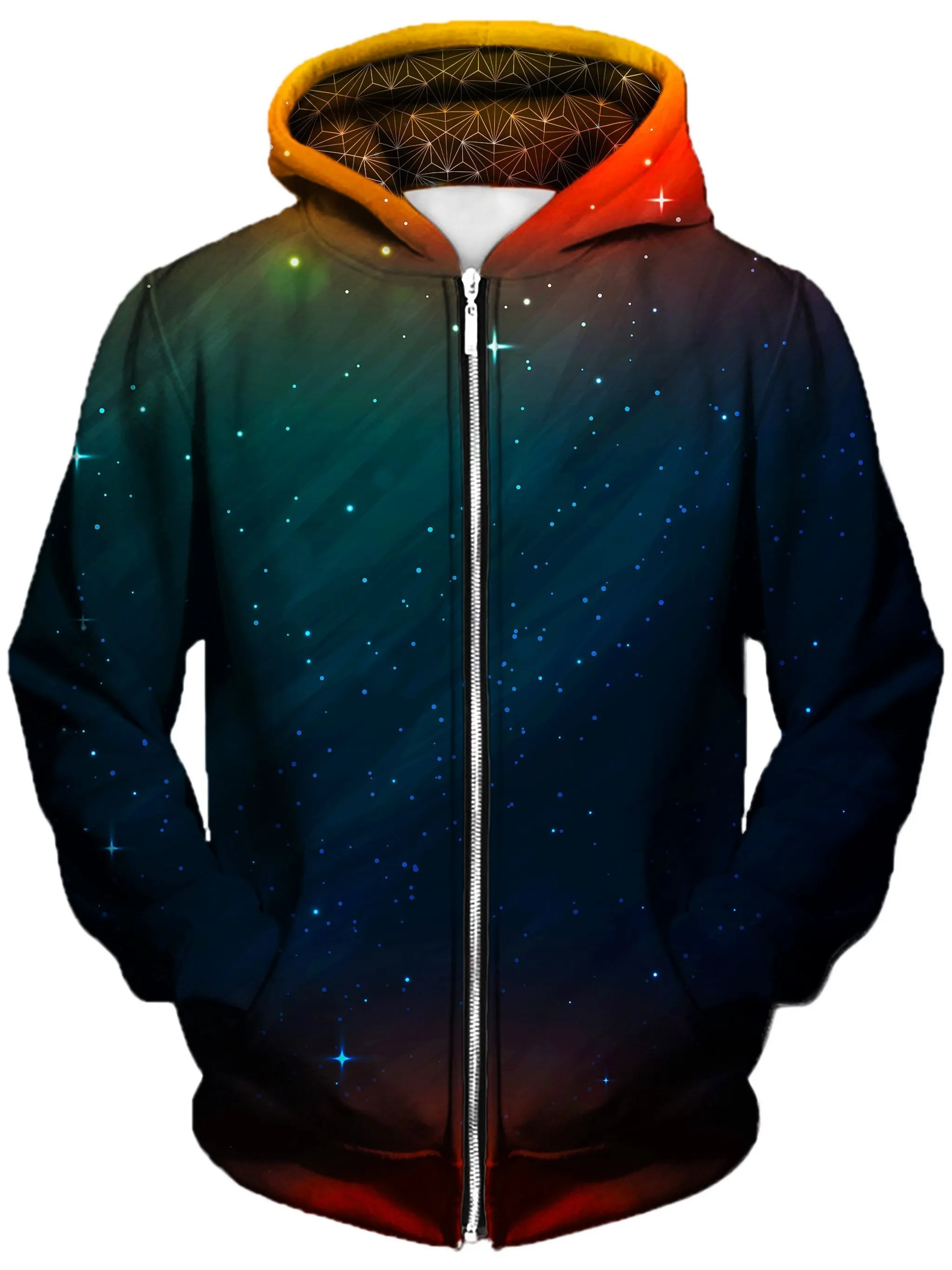 Setting Night Unisex Zip-Up Hoodie sold by iEDM