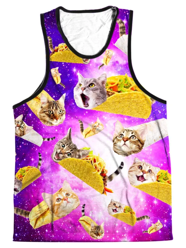Tacos and Cats Purple Men's Tank sold by iEDM