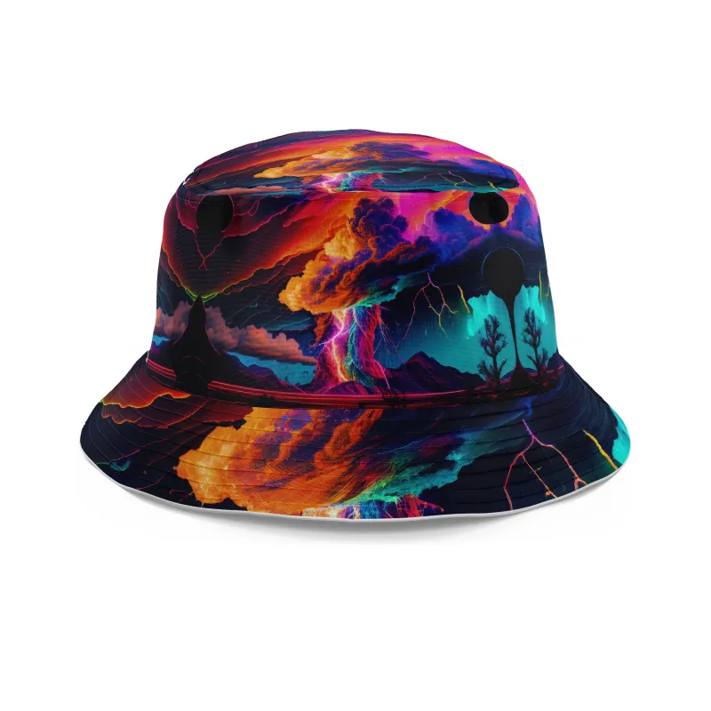 Rainbow Storm Bucket Hat sold by iEDM