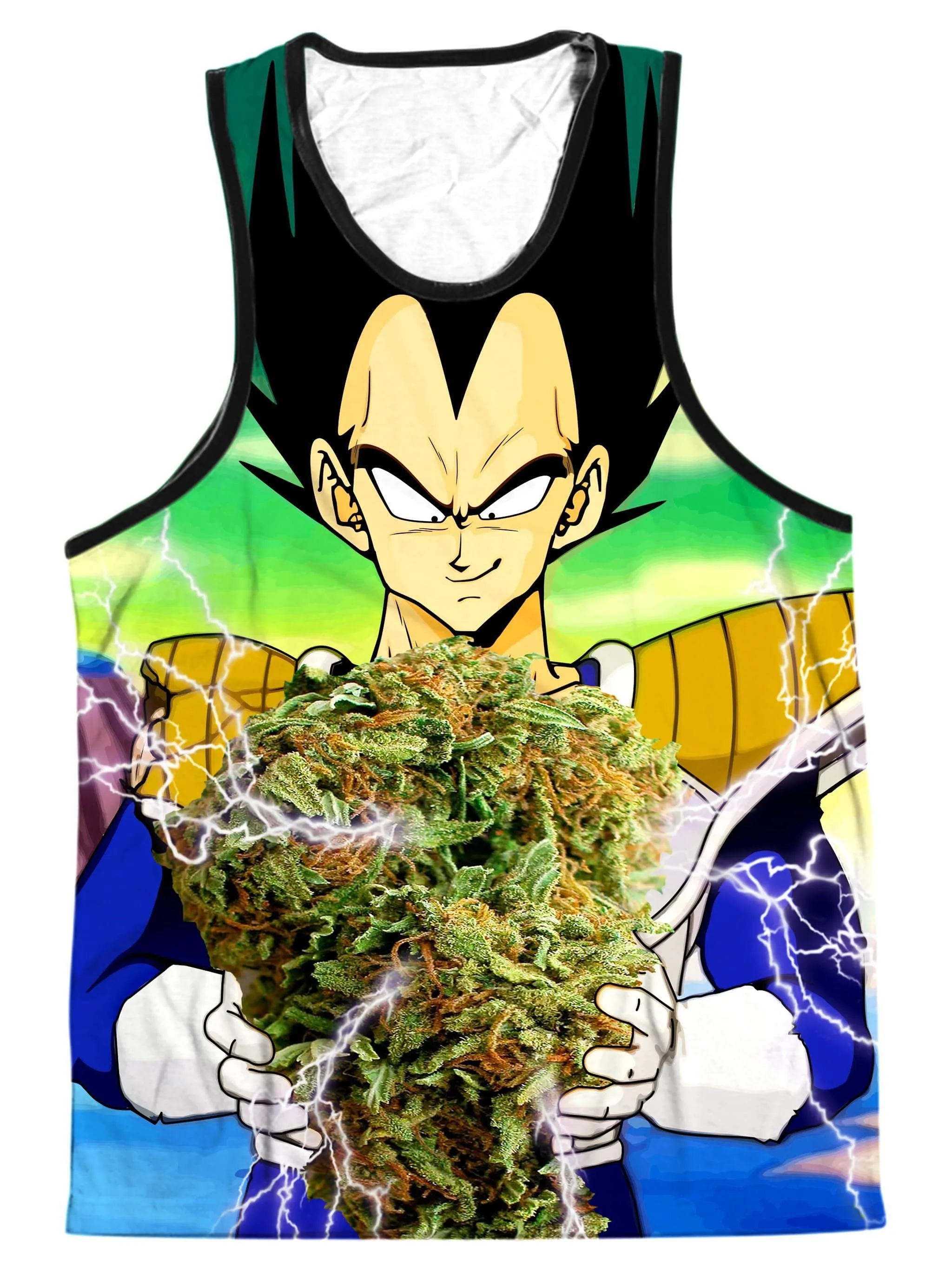 Vegeta Super Saiyan Nug Men's Tank sold by iEDM