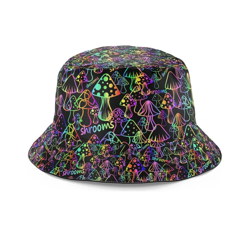Psychedelic Shrooms Bucket Hat sold by iEDM