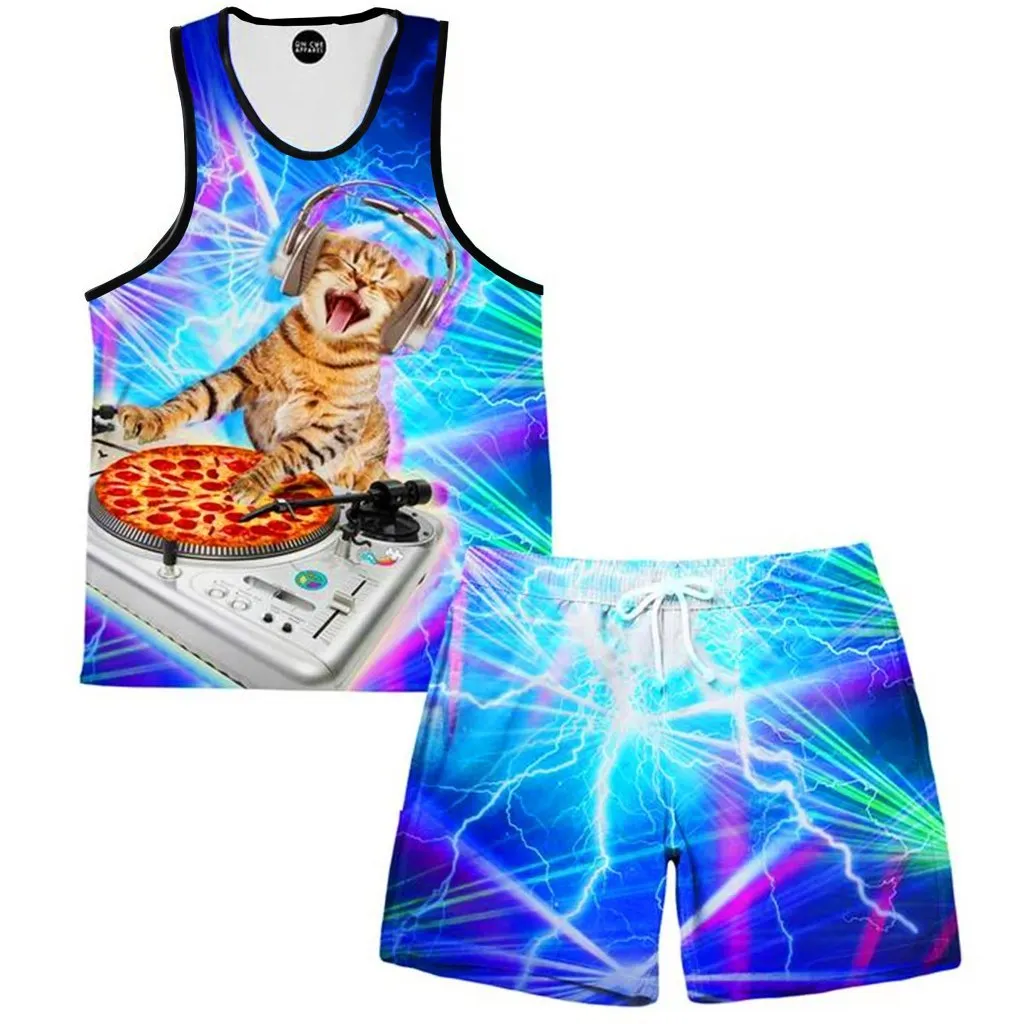 DJ Paws Tank and Shorts Combo sold by iEDM