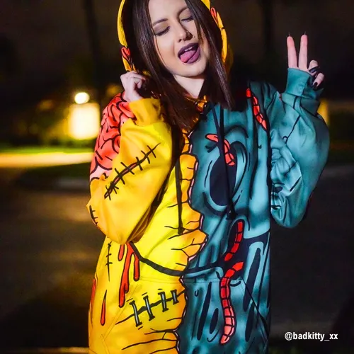 Emoji Zombie Unisex Hoodie sold by iEDM product image thumbnail 2