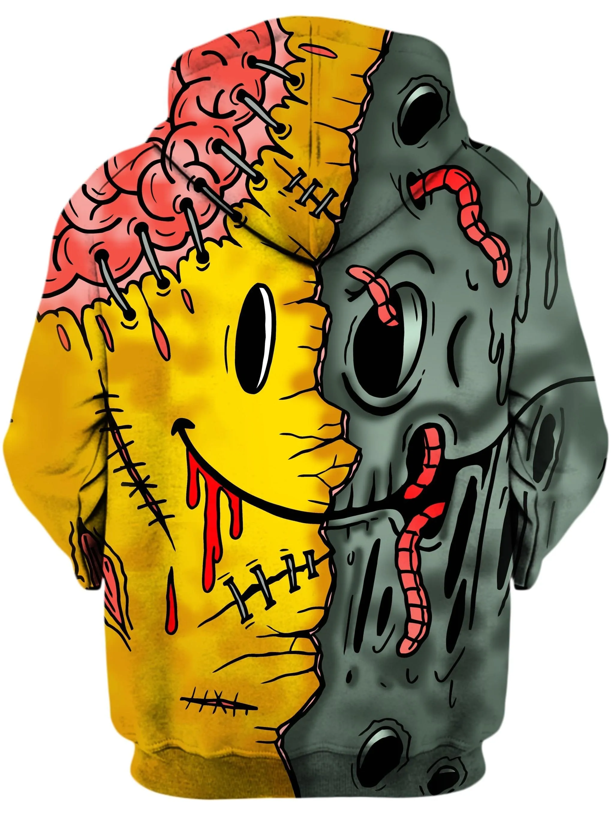 Emoji Zombie Unisex Hoodie sold by iEDM product image thumbnail 4