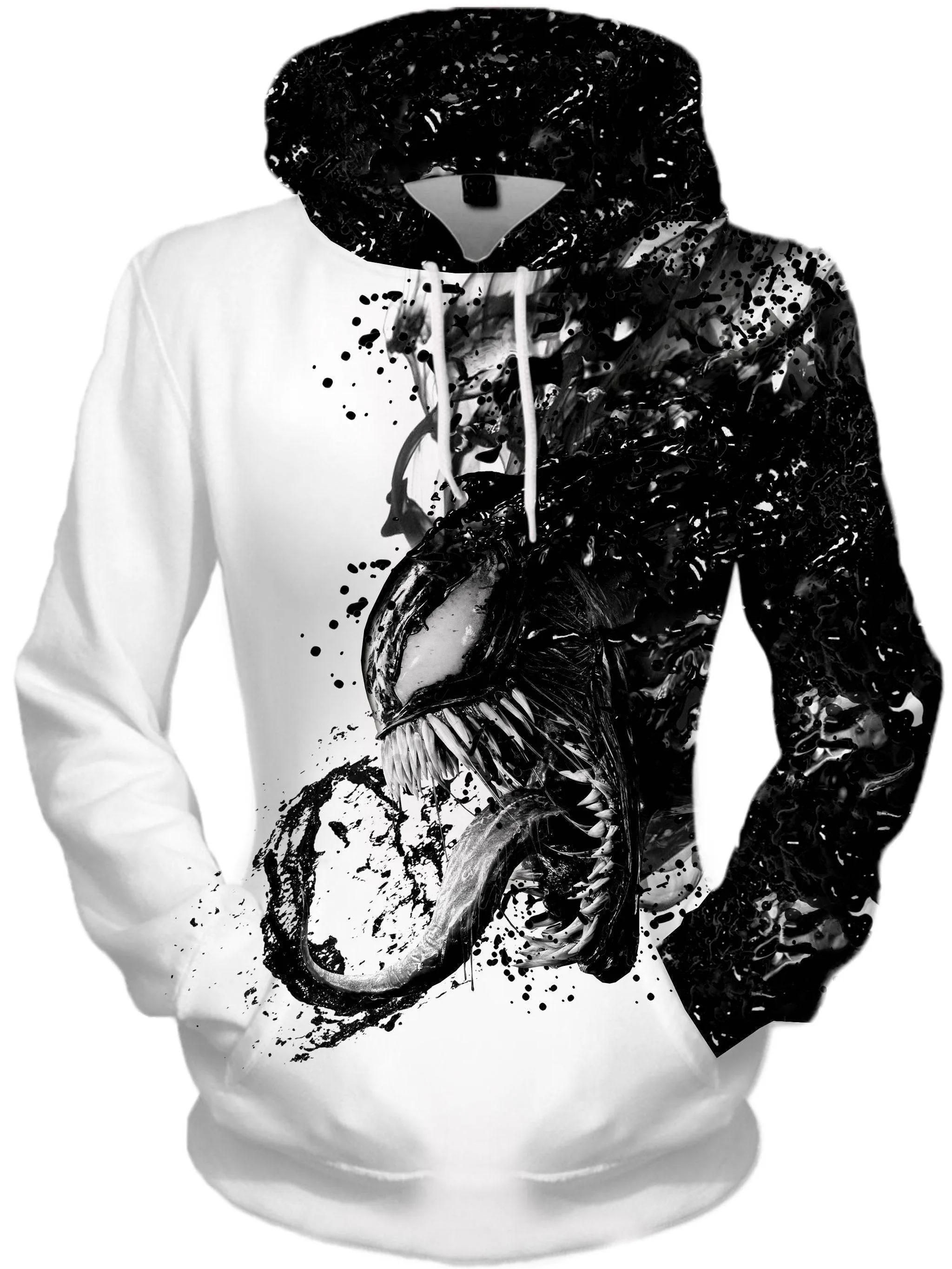 Venom BW Unisex Hoodie sold by iEDM product image thumbnail 3