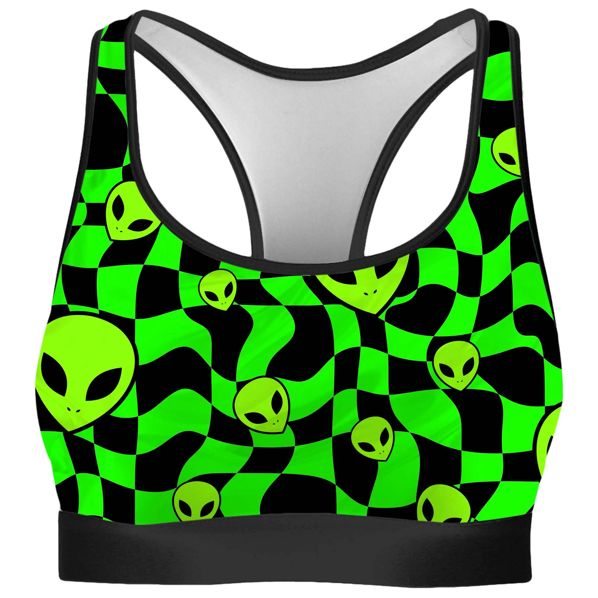 Green Aliens Rave Bra sold by iEDM