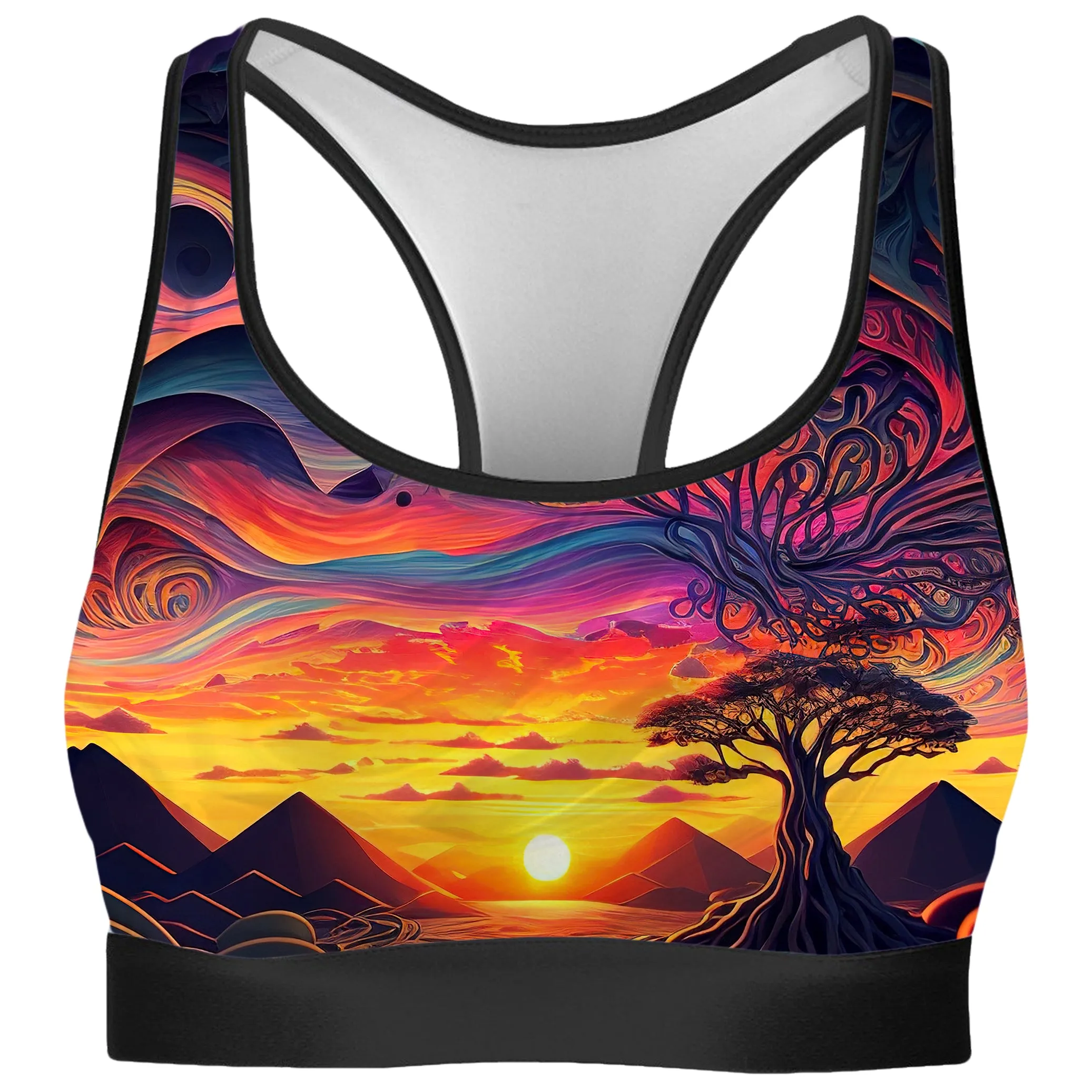 Acid Sunset Rave Bra sold by iEDM