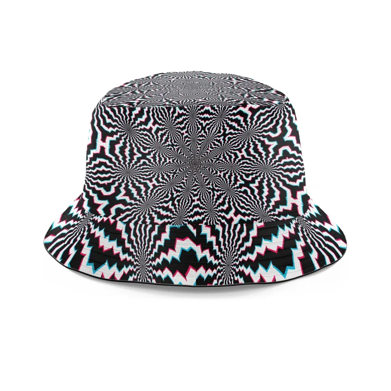 Fractal Ripples Bucket Hat sold by iEDM