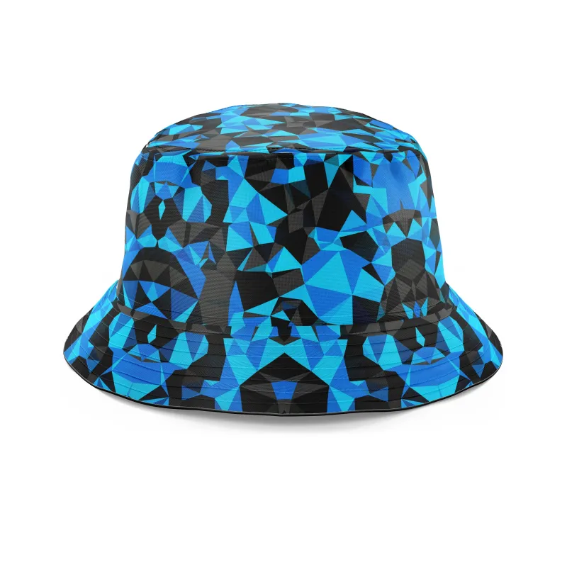 Blue And Black Bucket Hat sold by iEDM