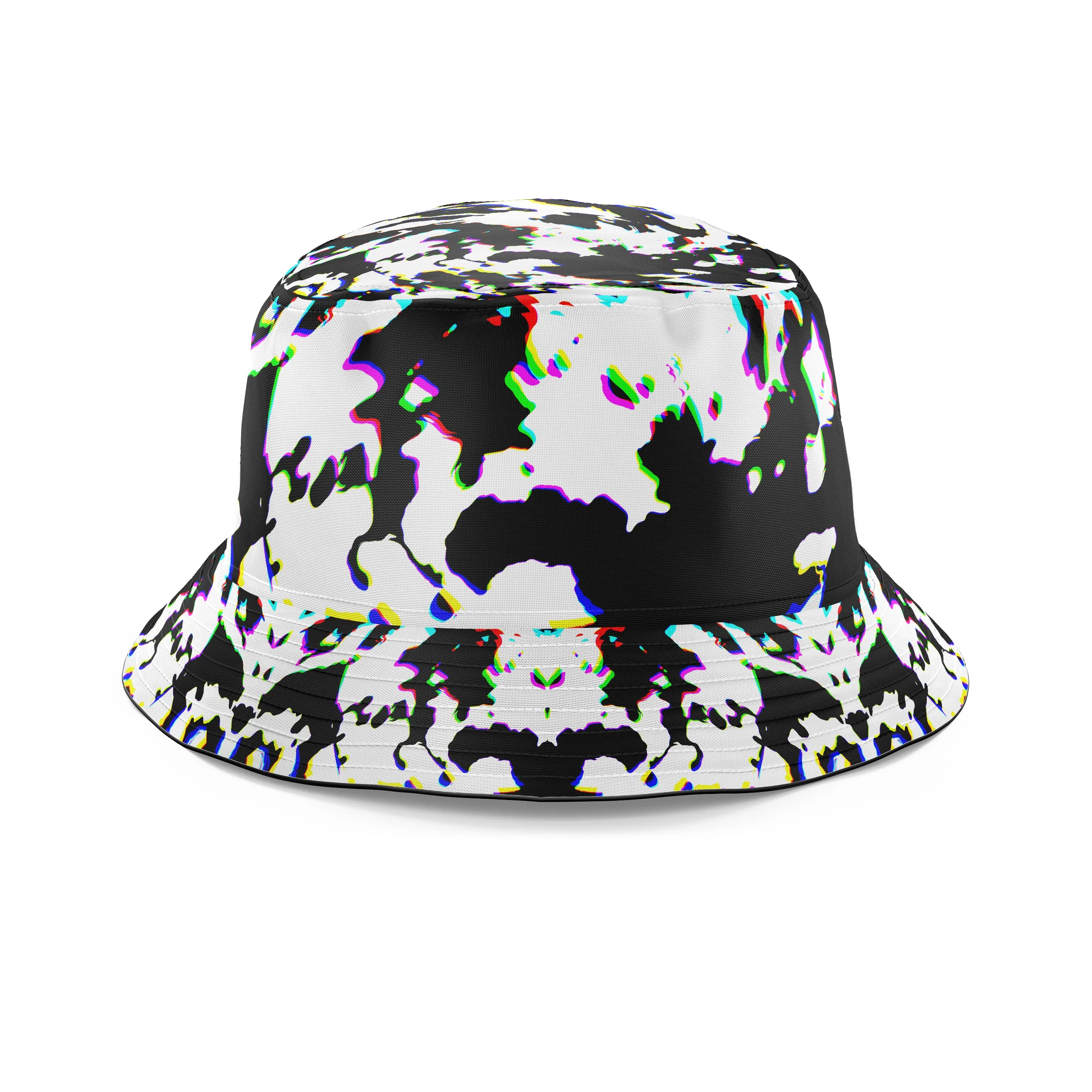 Cow Hide Print Rave Drip Bucket Hat sold by iEDM