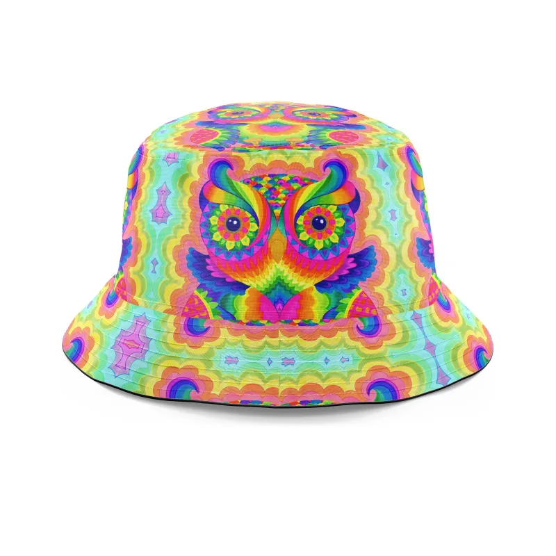 Cosmic Owl Bucket Hat sold by iEDM