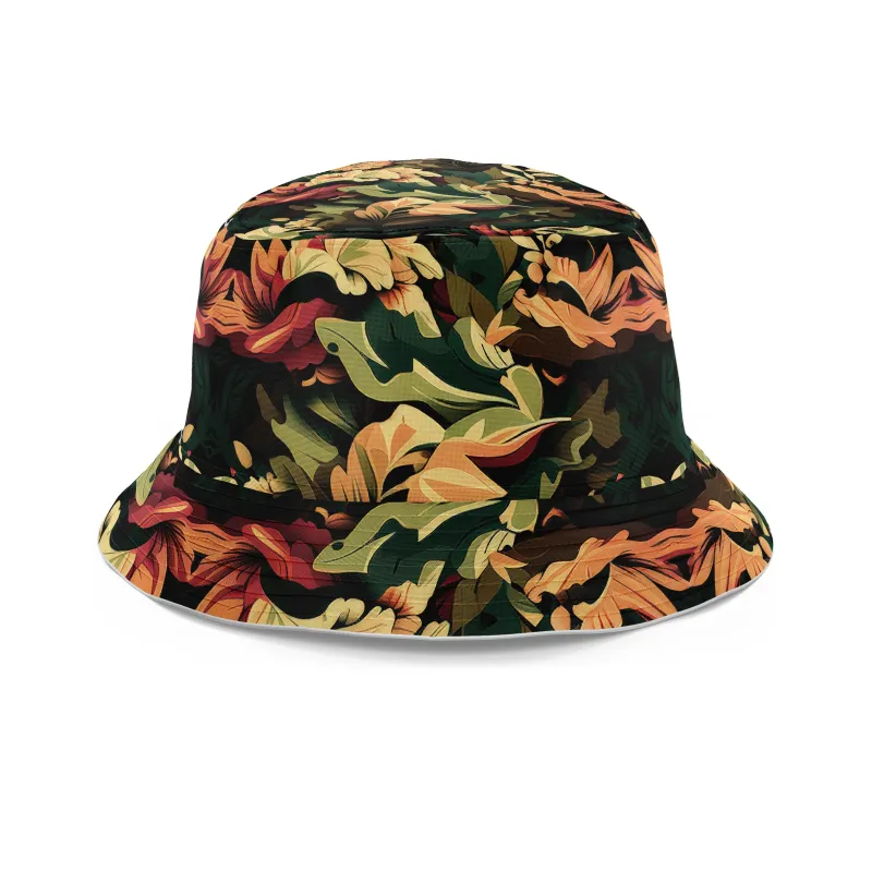 Floral Camo Bucket Hat sold by iEDM
