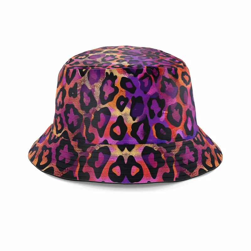 Neon Leopard Bucket Hat sold by iEDM
