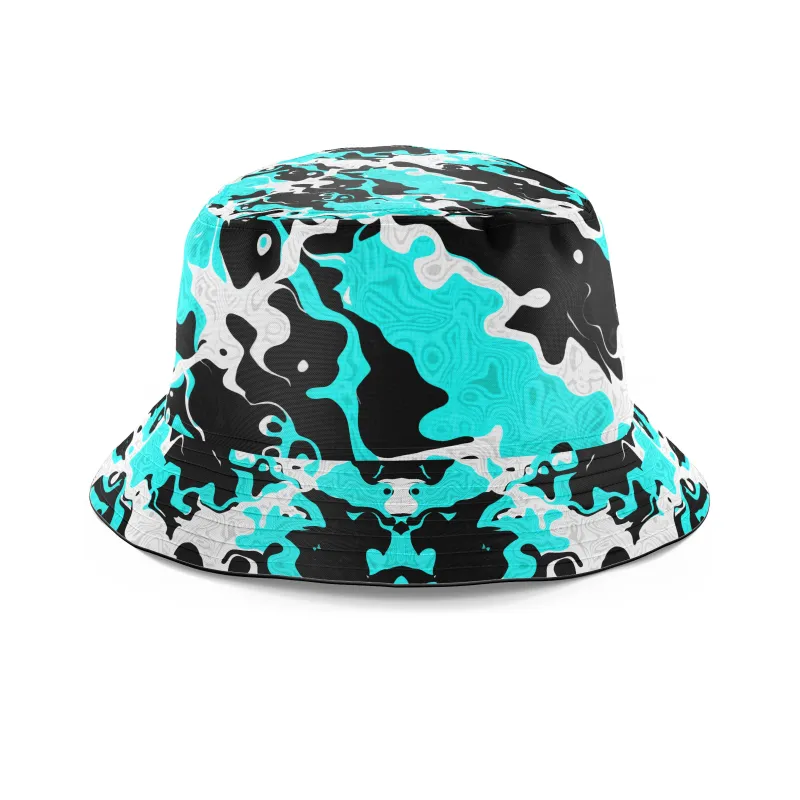 Oil Spill Rave Camo Bucket Hat sold by iEDM