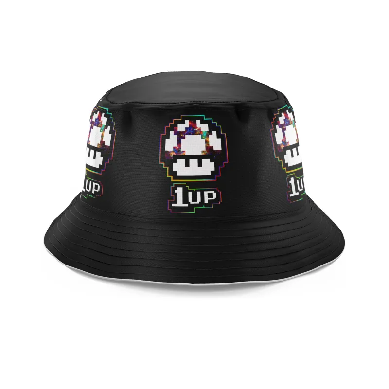 Level Up Mushroom Bucket Hat sold by iEDM