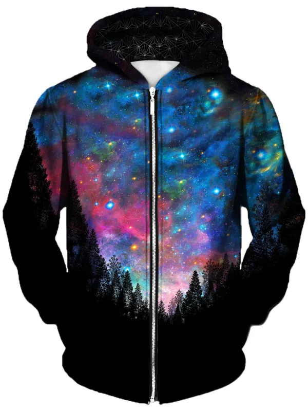 Galactic Valley Unisex Zip-Up Hoodie sold by iEDM