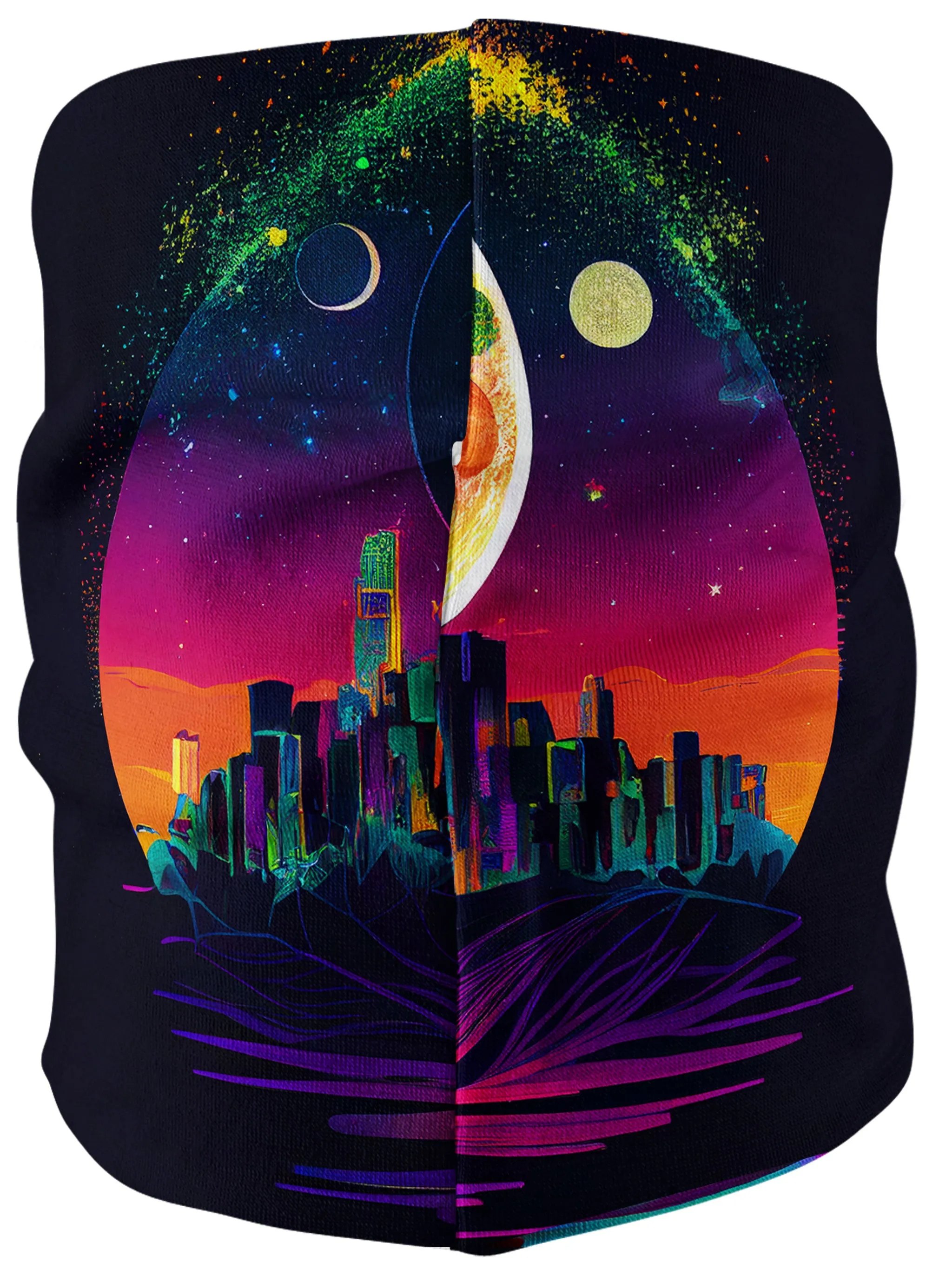 Back to Reality Bandana Mask sold by iEDM product image thumbnail 2