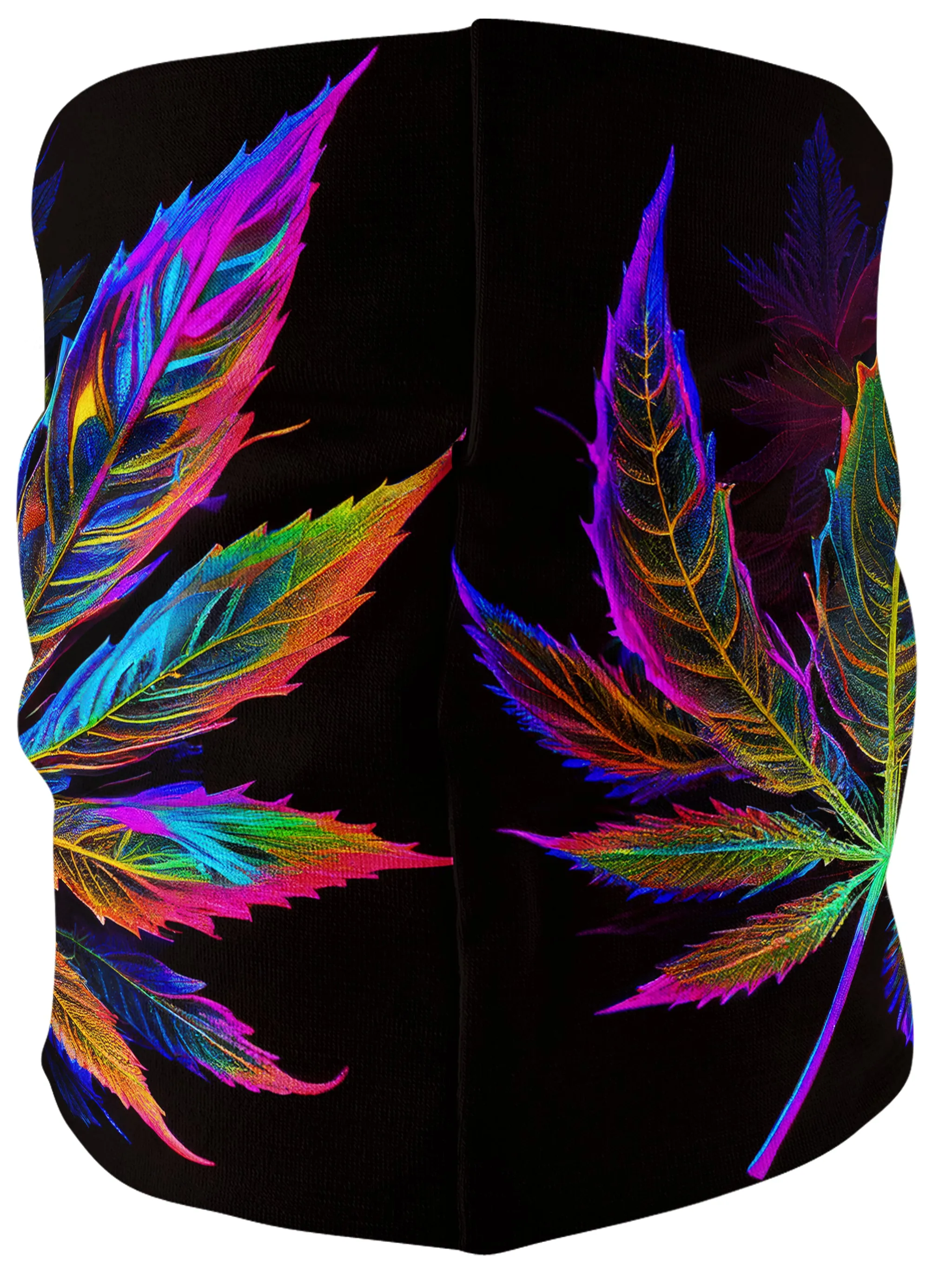 Blacklight Weed Bandana Mask sold by iEDM product image thumbnail 2