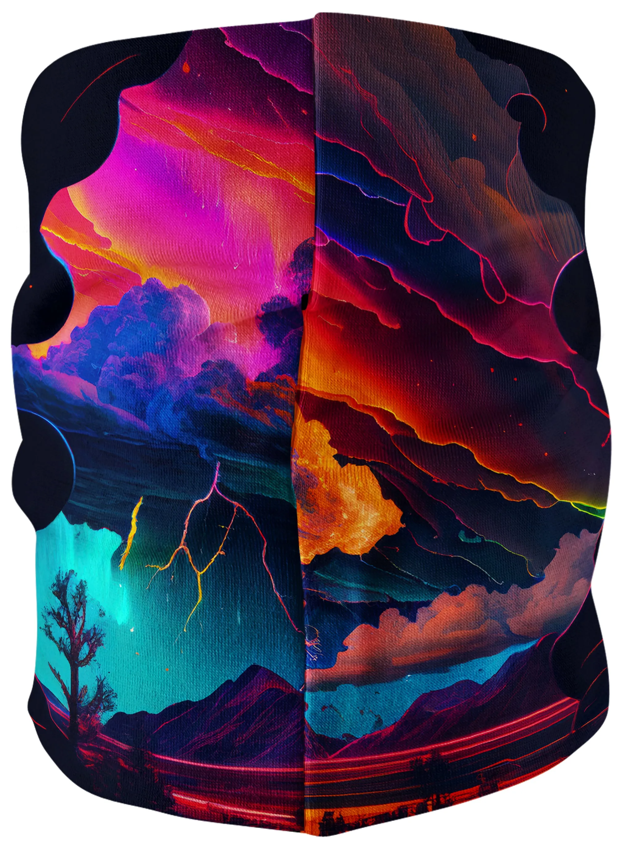 Rainbow Storm Bandana Mask sold by iEDM product image thumbnail 2