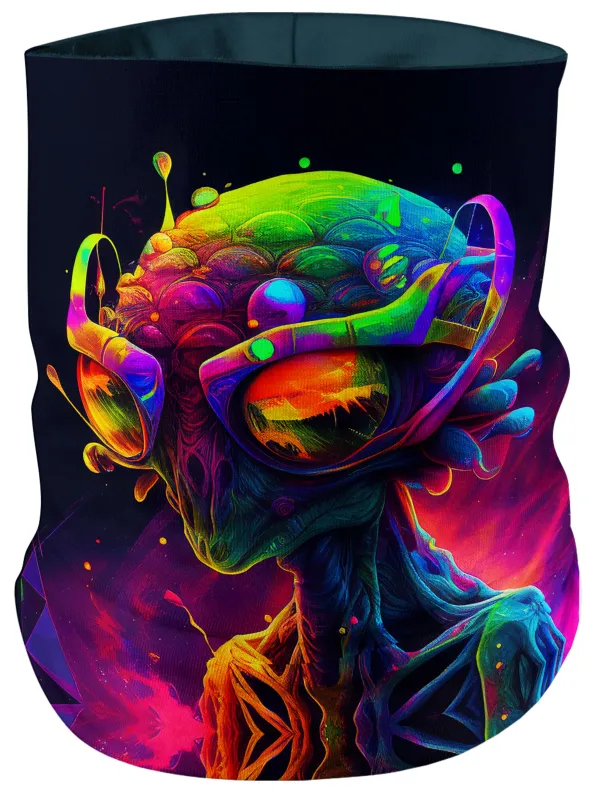 Psychedelic Alien Bandana Mask sold by iEDM