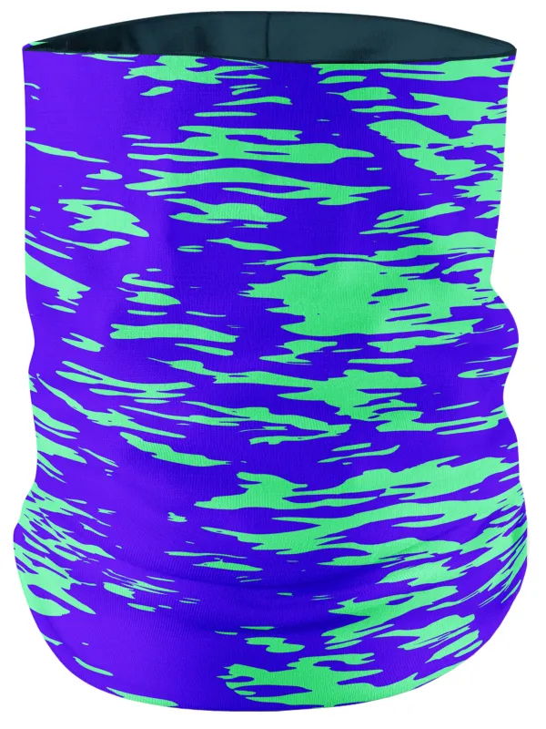 Purple Mint Rave Zebra Stripe Bandana Mask sold by iEDM