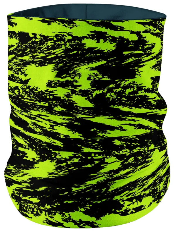 Black Lime Bolt Glitch Bandana Mask sold by iEDM