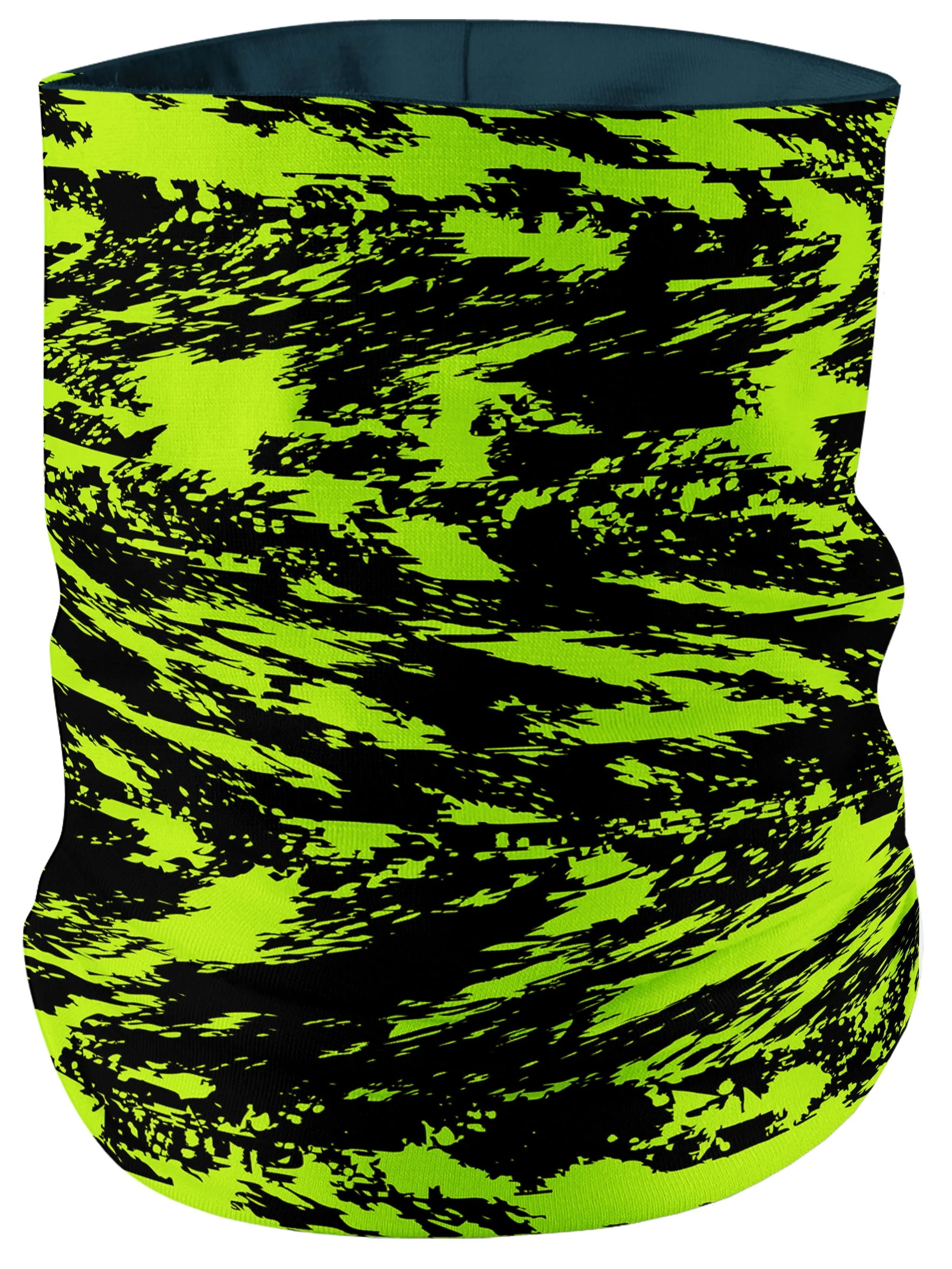 Black Lime Bolt Glitch Bandana Mask sold by iEDM