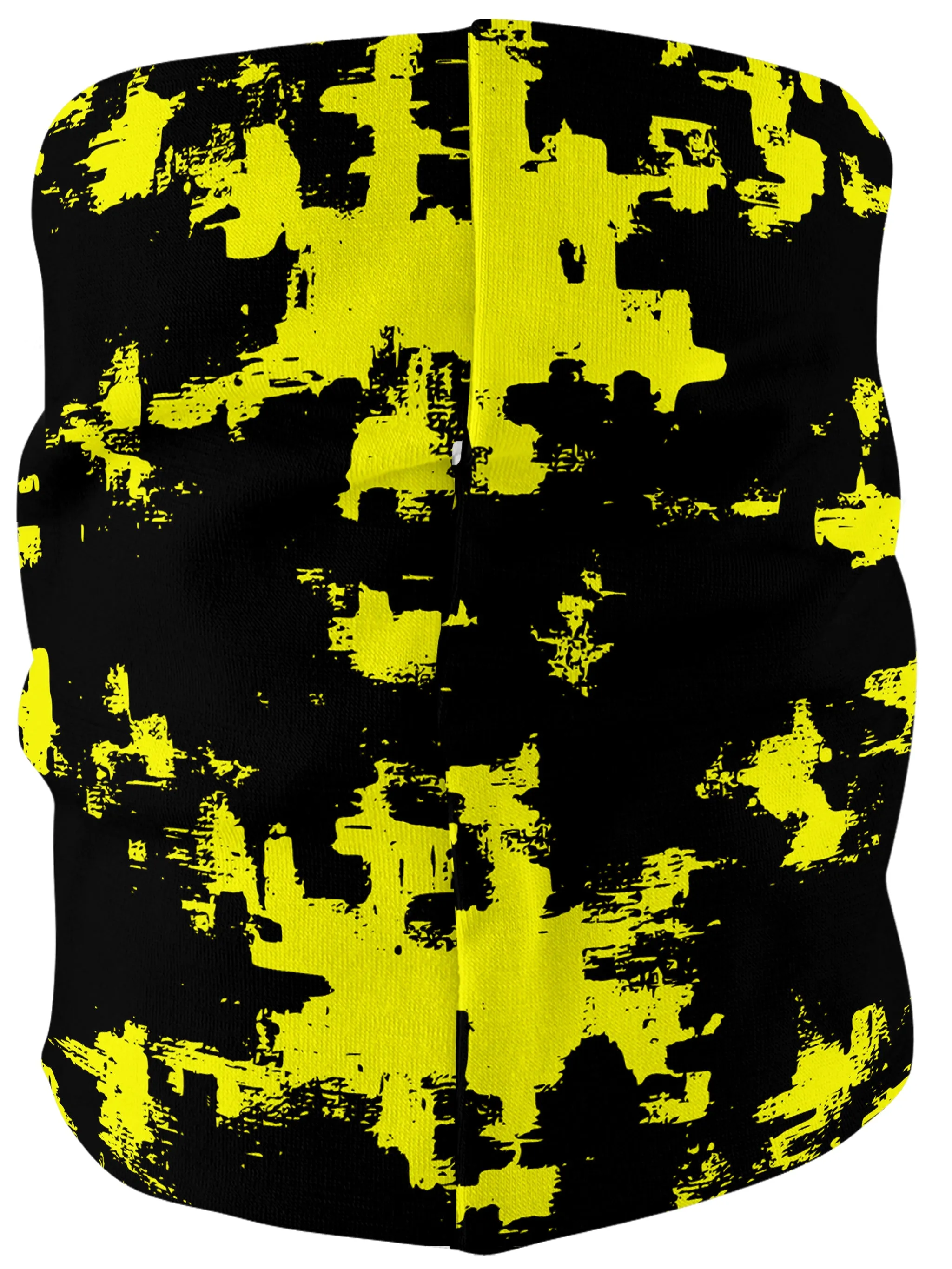 Black and Yellow Abstract Bandana Mask sold by iEDM product image thumbnail 2