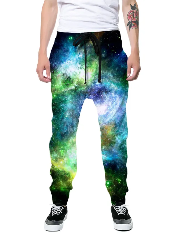 Green Psychedelic Nebula Joggers JTT sold by iEDM